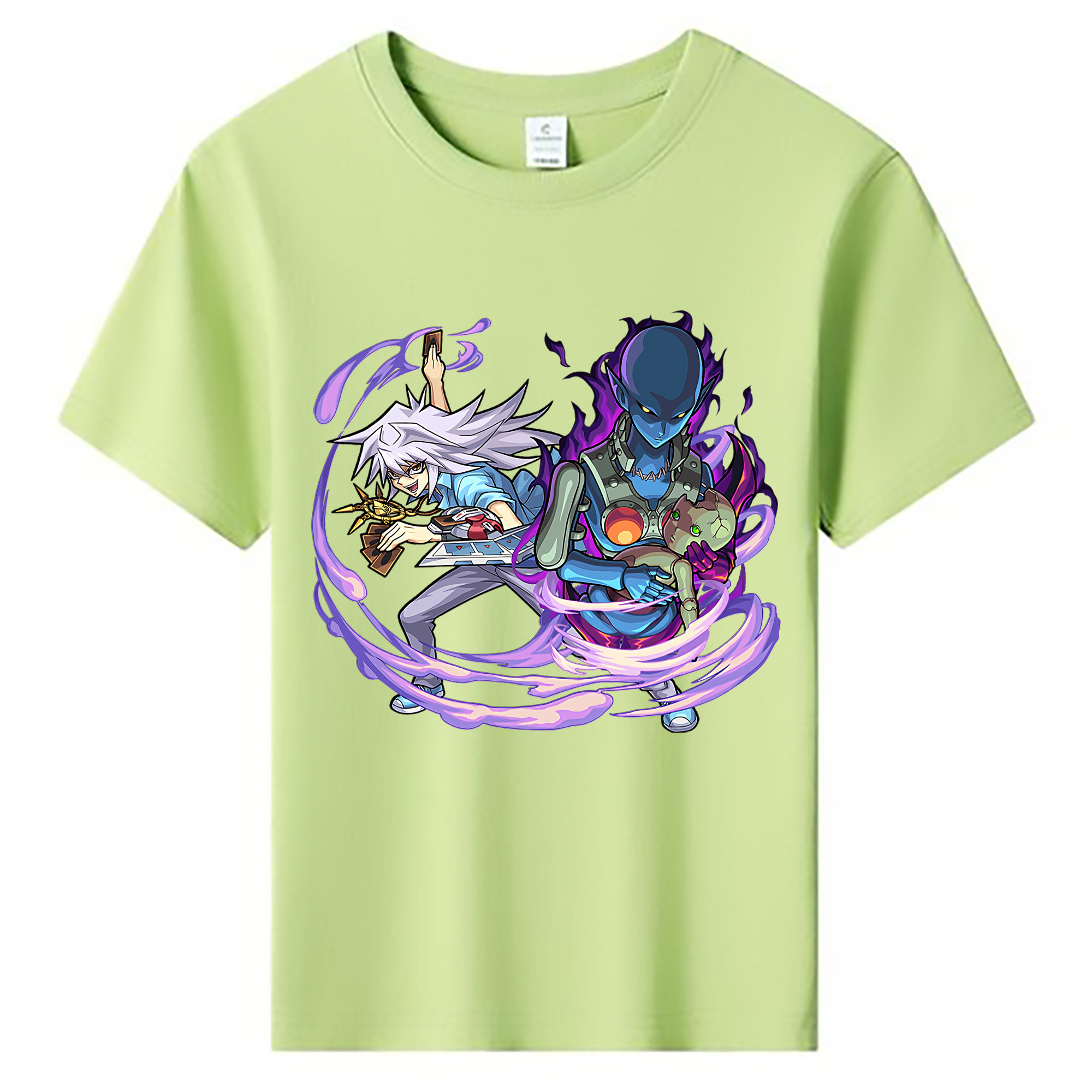 （画像用） 遊☆戯☆王 Yu-Gi-Oh! 綿100％キッズTシャツ（フロントプリント）